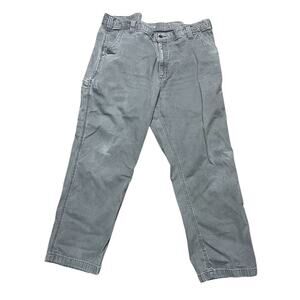 Carhartt Rugged Flex Relaxed Fit Gray Work Pants Men's 42x30